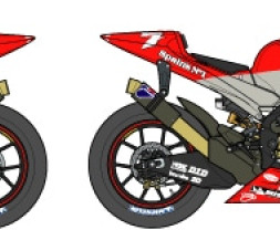 1:12 Yamaha YZR-M1 '04 nr 7/nr 33