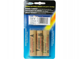 Silnik rakietowy Estes C6-3 (3 szt.)