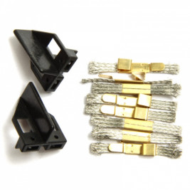 Szczotki kontaktowe i szyny prowadzące do wagonów Carrera Evolution