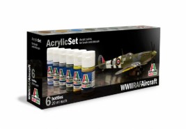 Acrylic Set WWll RAF Aircraft 6x20ml