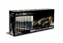 Acrylic Set WWll Regia Aeronautica Aerei 6x20ml