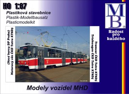 1:87 Zestaw tramwajowy ČKD Tatra KT8D5 „DP Praha” (nowe kolory T6)