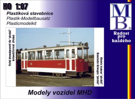 1:87 Zestaw zabytkowego tramwaju Ringhoffer (Plecháč) Epoka IV