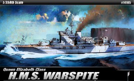 1:350 Klasa Queen Elizabeth HMS Warspite