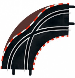 CARRERA GO/D143 Skrzyżowanie na łuku 1/90 (2 szt.)