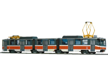 1:87 Tramwaj ČKD Tatra KT8D5 „DP Praha” Epoka VI