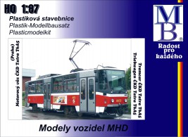 1:87 Zestaw tramwajowy ČKD Tatra T6A5 „DP Praga”, 1. seria