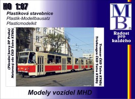 1:87 Zestaw tramwajowy ČKD Tatra KT8D5 „DP Praha” Epoka IV