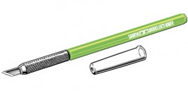 Nóż modelarski - jasnozielony - nóż modelarski