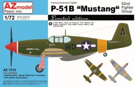 1:72 P-51B Mustang "52 Grupa Myśliwska"