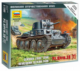 1:100 Niemiecki czołg lekki Pz.Kpfw. 38(t)