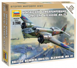 1:200 Brytyjski bombowiec Bristol Blenheim Mk.IV