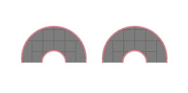 Zestaw do rozbudowy toru Mini-Z Grand Prix Circuit 50 Oval (32 szt.)