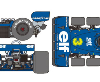 1:12 Tyrrell P34 Six Wheeler (w/Photo-Etched Parts)