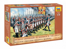 1:72 Pruscy grenadierzy Fryderyka II Wielkiego (XIII n.e.)
