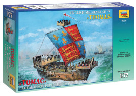 1:72 Thomas Angielski Średniowieczny Statek