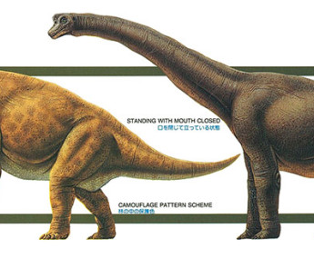 1:35 Zestaw dioramy Brachiosaurus