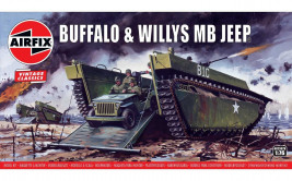 1:76 Buffalo Willys MB Jeep (klasyczny zestaw VINTAGE)
