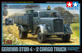 1:48 Niemiecki 3TON 4x2 Cargo Truck