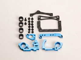 Mocowanie silnika PN Racing Mini-Z V5 LCG 98 mm (niebieski)