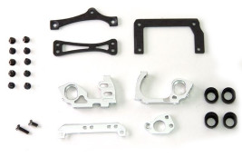 Mocowanie silnika PN Racing Mini-Z V5 LCG 98 mm (srebrne)