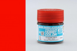 Farba akrylowa Hobby Color nr 090 – Clear Red (10ml)