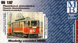 1:87 Zestaw tramwajowy Ringhoffer (5 okien), DP Praga (S-service)