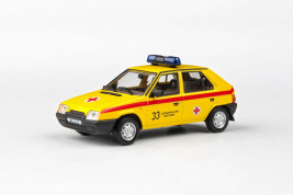 1:43 Škoda Favorit 136L (1988) – Miejskie Pogotowie Ratunkowe w Brnie