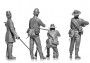 1:35 Wojna secesyjna, piechota Konfederatów (4 figurki)