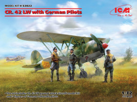 1:32 Fiat CR.42 LW z niemieckimi pilotami