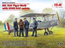 1:32 de Havilland DH.82a Tiger Moth z kadetami RAF