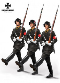 1:72 Eisernes Kreuz, Soldat im Stechschritt LAH, 1939 (3 szt.)