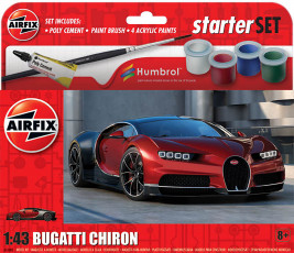 1:43 Bugatti Chiron (zestaw startowy)