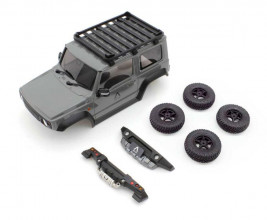 Mini-Z 4x4: Nadwozie Suzuki Jimny APIO TS4 (średni szary)