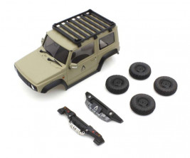 Mini-Z 4x4: Nadwozie Suzuki Jimny APIO TS4 (Khaki)