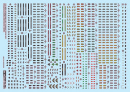 1:35 Zestaw naklejek z niemieckimi insygniami z II wojny światowej