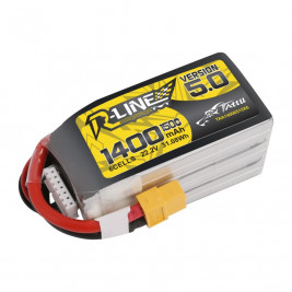 GENS ACE LIPO TATTU seria R-Line FPV - 6S 1400mAh 22.2V 6S1P (150C) Wersja 5.0