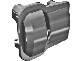 1:18 Traxxas TRX-4M: Osłona przekładni końcowej z aluminium, anodowana na szaro (2)