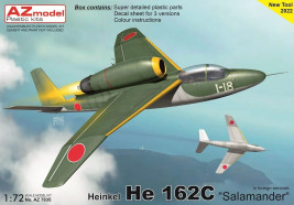 1:72 Heinkel He 162 C Salamander „w służbach zagranicznych”
