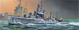 1:350 USS Buchanan DDG-484 Niszczyciel klasy Gleaves 1942