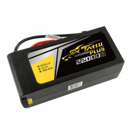 Gens Ace Tattu Plus LiPo - 6S 22000mAh 22,2V 6S1P (25C) HardCase AS150+XT150 Wtyczka