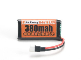 Akumulator PN Racing LiPo 1S 3,75 V 380 mAh (60 C)