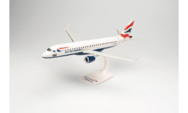 1:100 Embraer ERJ-190SR (ERJ-190-100 SR) British Airways / BA Cityflyer, „Wielka Brytania-Unia” (mocowanie zatrzaskowe)