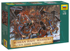 1:72 Rosyjscy wojownicy piesi XIII-XIV n.e.