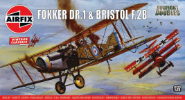 1:72 Fokker Dr.1 Triplane i Bristol F.2B Fighter Dogfight Double (Klasyczny zestaw VINTAGE)