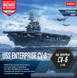 1:700 USS Enterprise CV-6 „Bitwa o Midway”