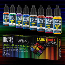 Farby akrylowe Candy Ink (8× 17 ml)