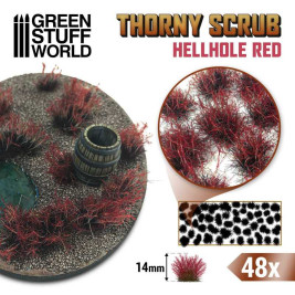 Thorny Scrubs – Hellhole Red 14mm (48 szt.)