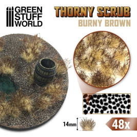 Thorny Scrubs – Burny Brown 14mm (48 szt.)