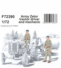 1:72 Kierowca ciągnika Zetor Army i mechanik